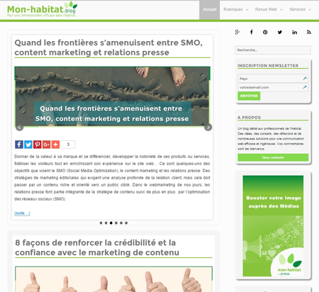 Blog de Mon Habitat Web